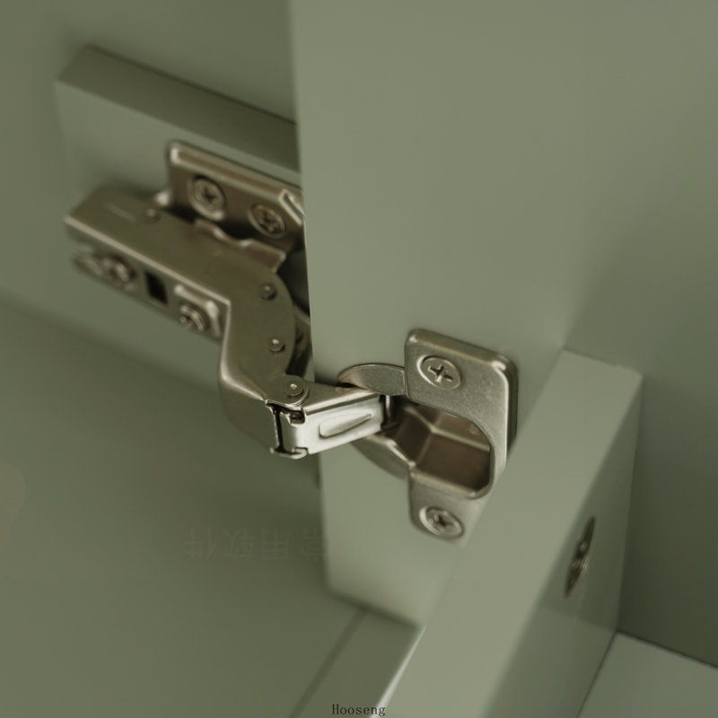 Meuble-lavabo vert de 76 cm avec lavabo en céramique et rangement polyvalent, Vert