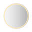 Petit miroir de meuble-lavabo mural rond sans cadre à DEL à intensité variable de 32 po x H 32 po Dane-1946699608