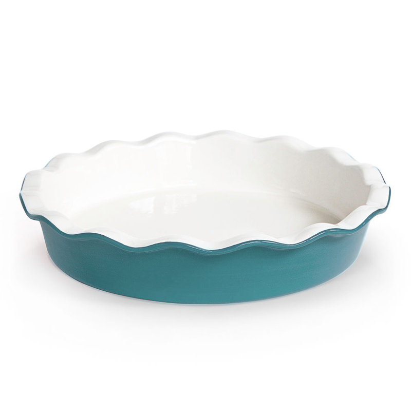 Moule à tarte en céramique antiadhésif Kook, Turquoise