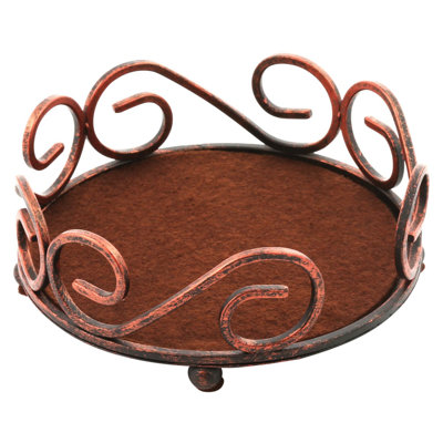 Metal Round 1 Piece Coaster Holder
