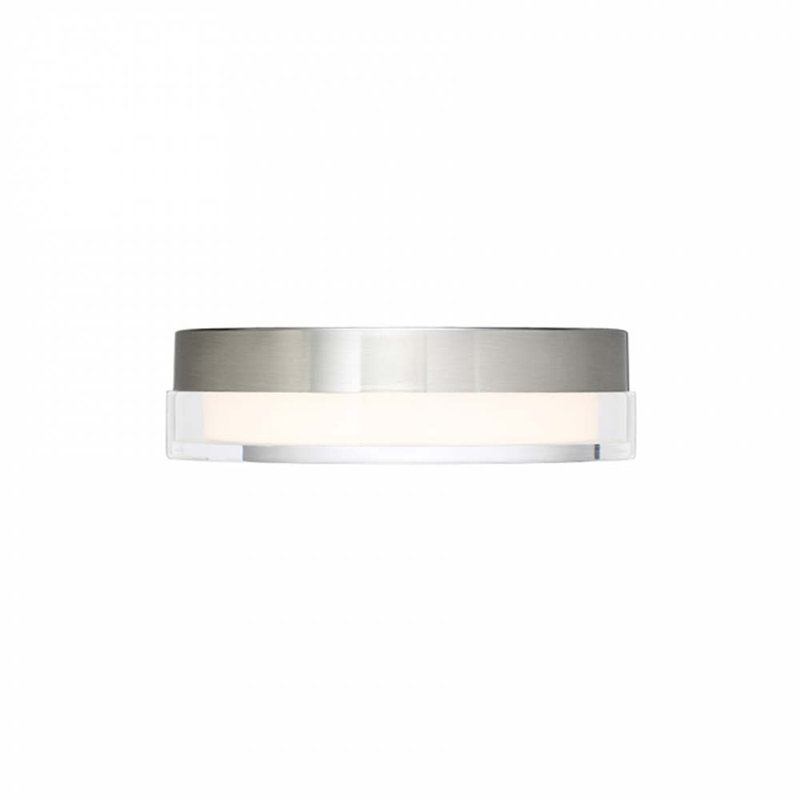 Pi Black Outdoor Flush Mount, 3000K, 2.5" H x 6.25" W x 6.25" D, Black