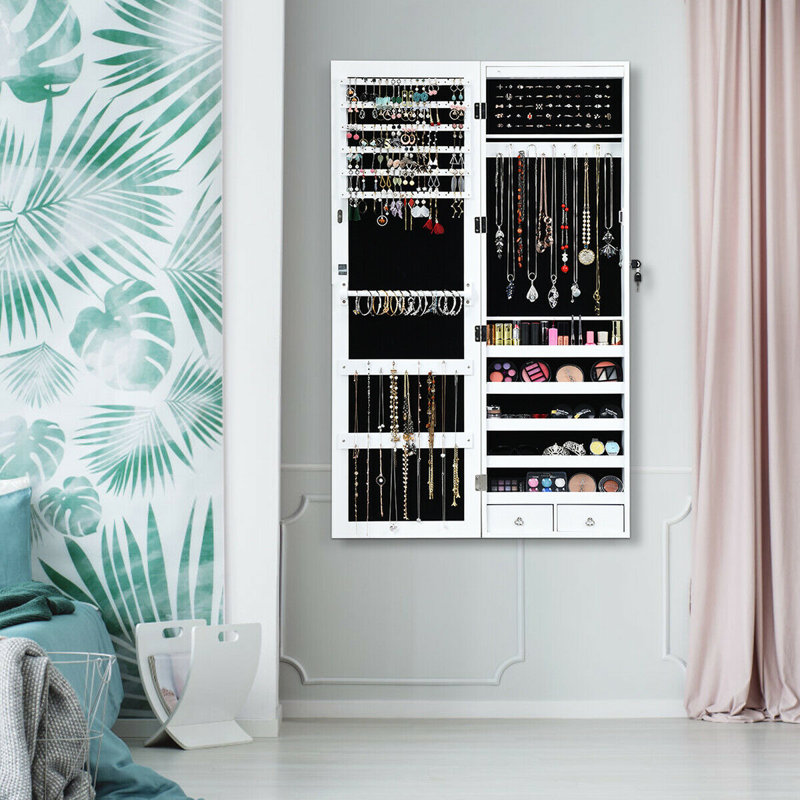 Armoire à bijoux avec miroir Derren