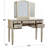 Bedroom Contemporary Vanity Set W Foldable Mirror Stool Drawers-389915911