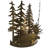 Rustic Lodge Flush Mounted Sconce-16183233