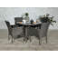 MALAGA 4 Seater Fixed Dining Set