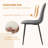 Upholstered Side Chairs With Metal Legs,Armless Dining Chair For Living Room,Kitchen,Dining Room-1312306676-1325694423