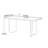 Rectangular household dining table-540641726