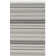 Liara Hand Woven Wool/Cotton Striped Rug in Gray