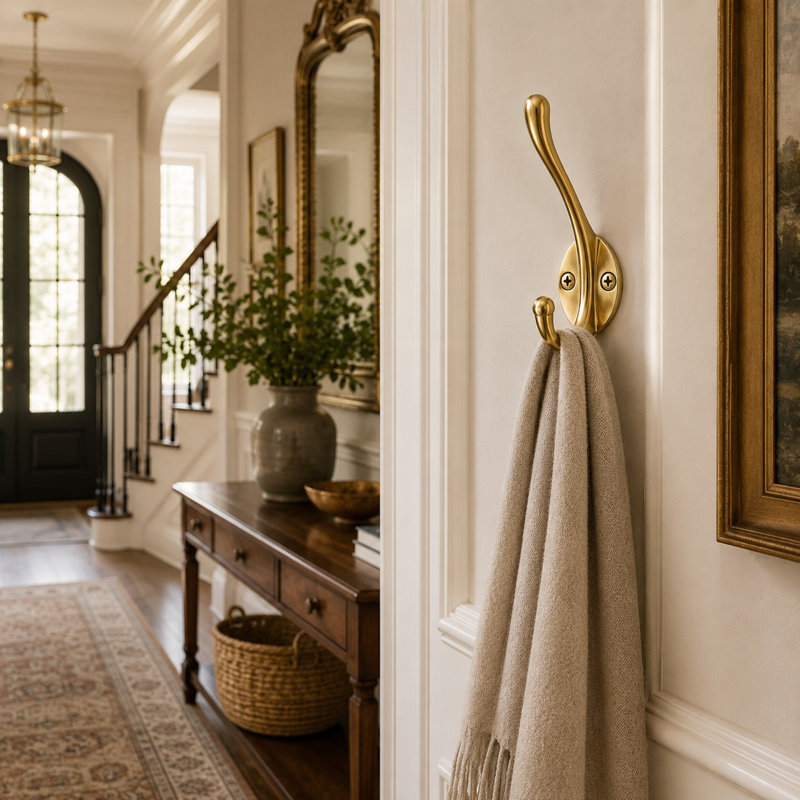 Adorn - Double Brass Hook
