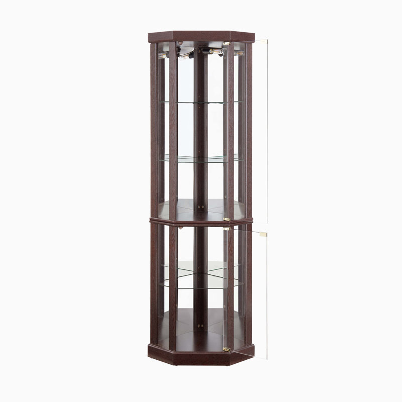 Vitrine de coin lumineuse, Cerisier