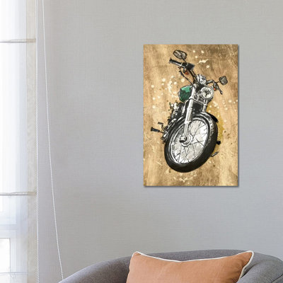 Metallic Rider II by Annie Warren - Wrapped Canvas Print