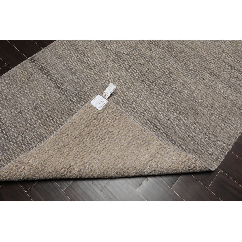 Tapis beige noué la à la main