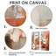 «Orange Minimalims Enchantment II», art abstrait grand marbre-75990796-75990807-75990806