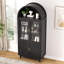 Grande armoire de rangement arquée 70,8 po-1832475012-1832475013