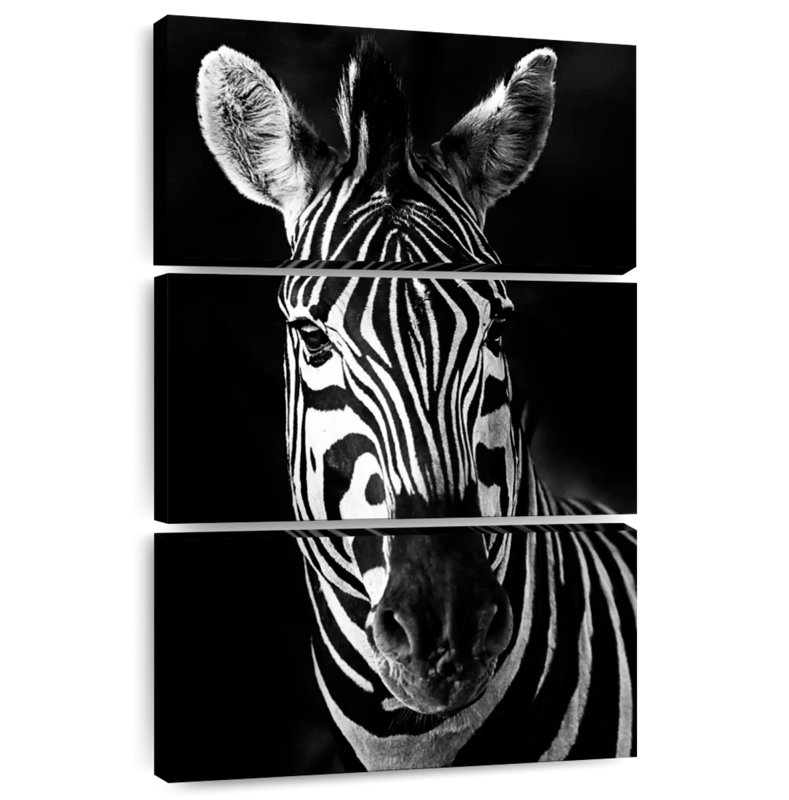 Brampt Serious Zebra, 65" H x 42" W