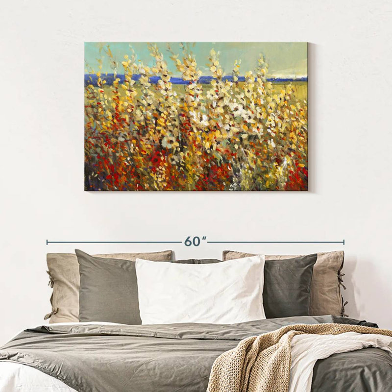 Field Of Spring Flowers II, 30" H x 45" W