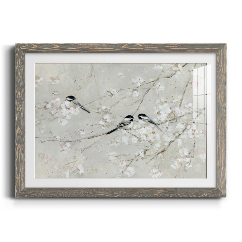" Nature's Confetti I ", 23'' H x 32'' W x 1'' D, Grey Paper