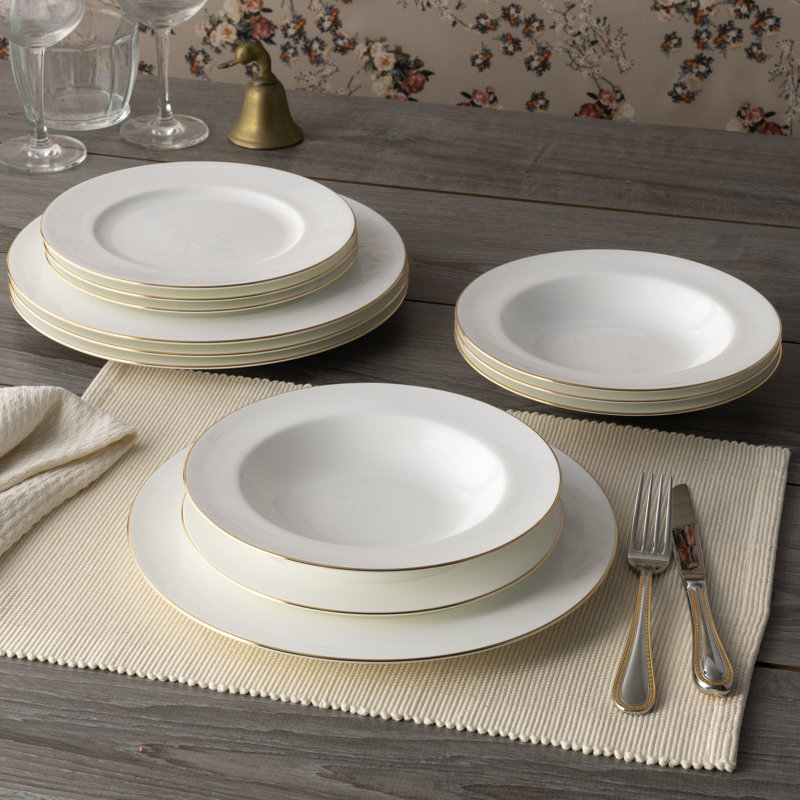 Noritake Accompanist 12-Piece Dinnerware Set, Service For 4