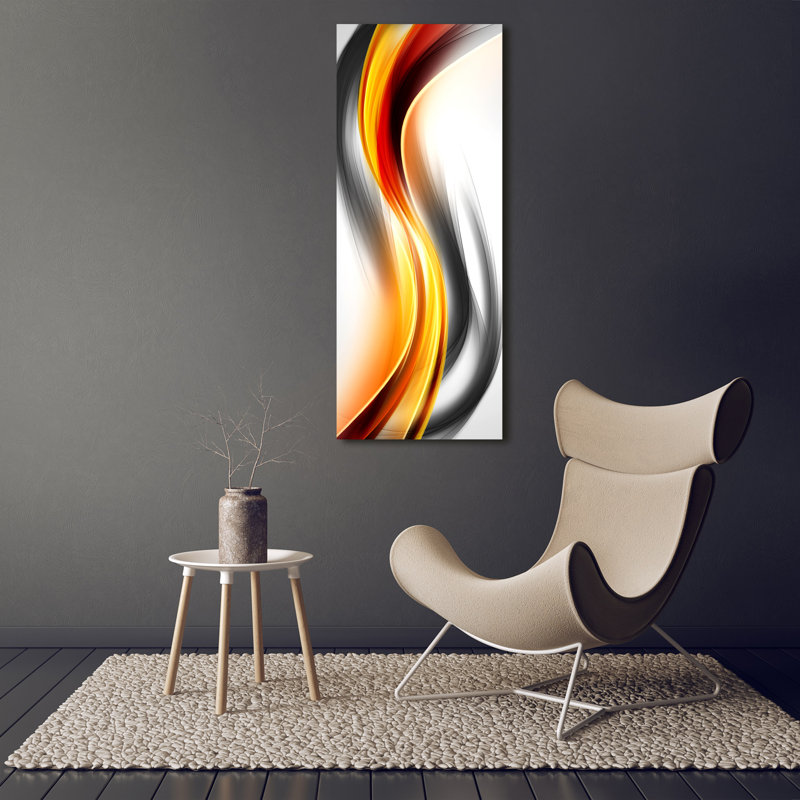 Waves Abstraction - Wrapped Canvas Print