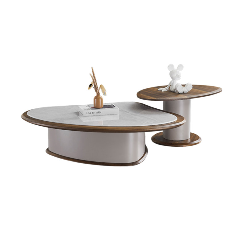Marble Top Coffee Table Set