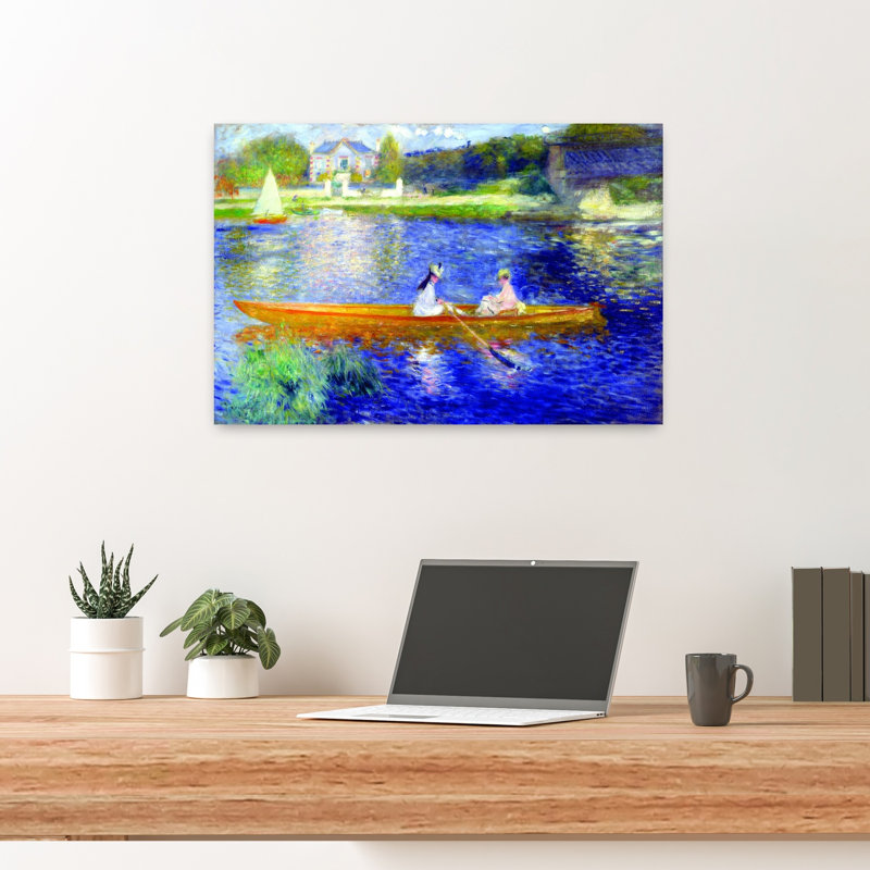 «La seine à Asnières», impression d'art classique, H 16 po x l 24 po