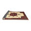 Tapis traditionnel jaune / rouge / noir Barbi-571802788