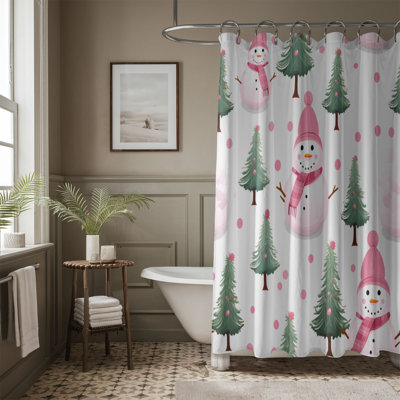 Blush Yule - Premium Shower Curtain 89