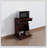 Versatile Utility Cart with Gliding Shelf and Rolling Castors for Kitchen, Microwave, and Computer Use-1039847026