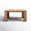Micah 63" Wide Teak Dining Table, Natural