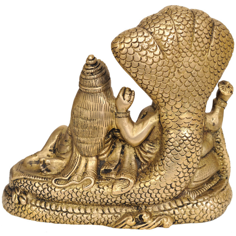 Figurine lord Vishnu et déesse Lakshmi