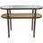 Chassidy 44'' Glass Top Console Table