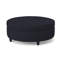 Duke Round Boucle and Velvet Ottoman-41241376-41242291