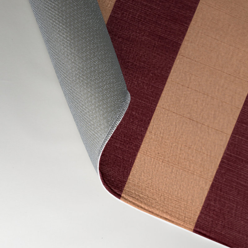Tapis d'intérieur et d'extérieur à carreaux rouge, Rectangle 9 pi x 12 pi