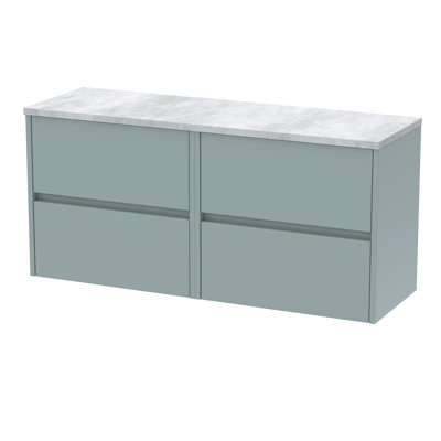 Havana 120.5cm Double Bathroom Vanity Base Only