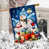 Noël blanc et bleu