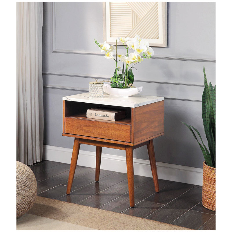 Ameina End Table with Storage
