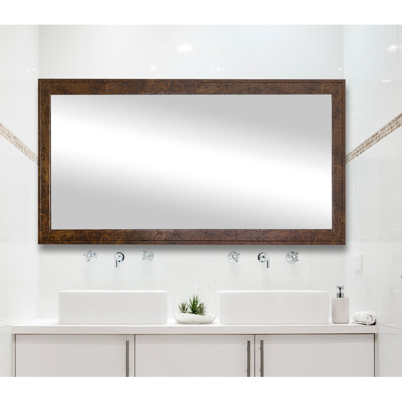 Miroir de salle de bain Larmar, 39 po x 47,5 po
