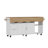 63"W  Kitchen Island With Leaf