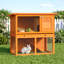 Clapier en bois PawHut