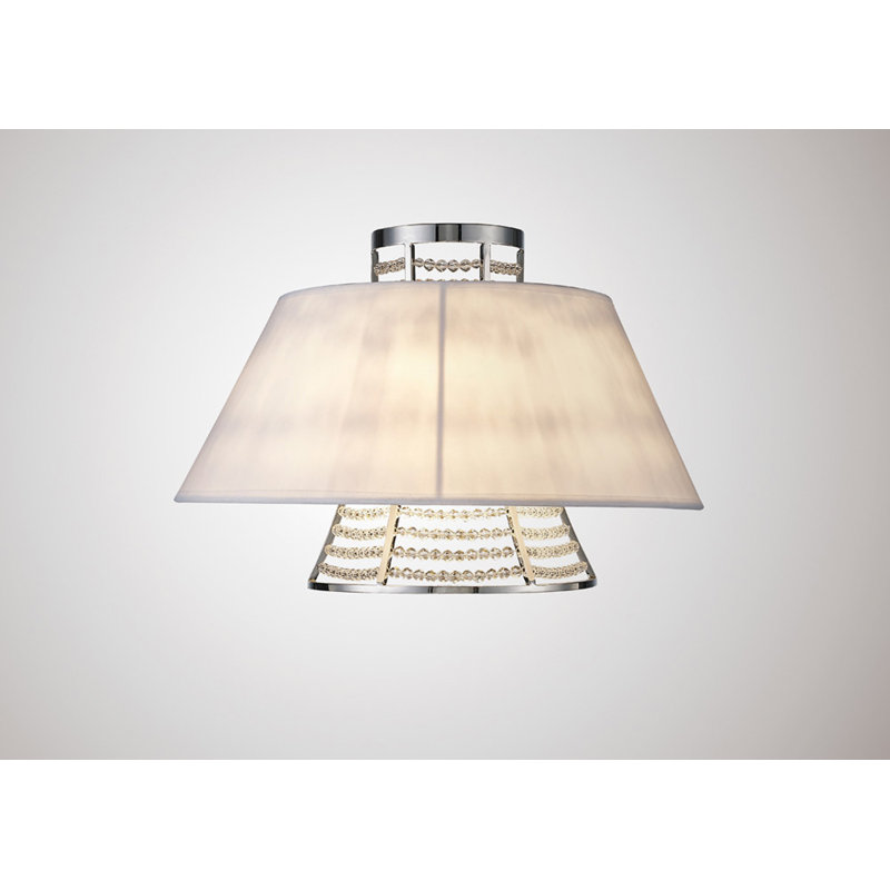 Flush Mounted Sconce, White