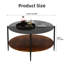 Table basse à double couche-341072589