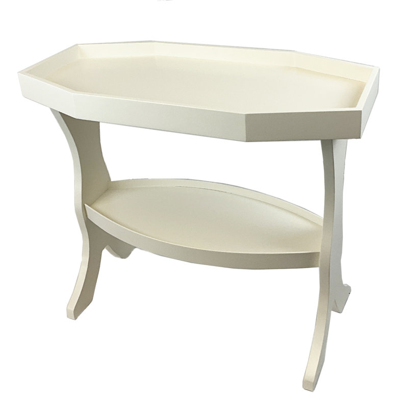 Lozere End Table, Bone White
