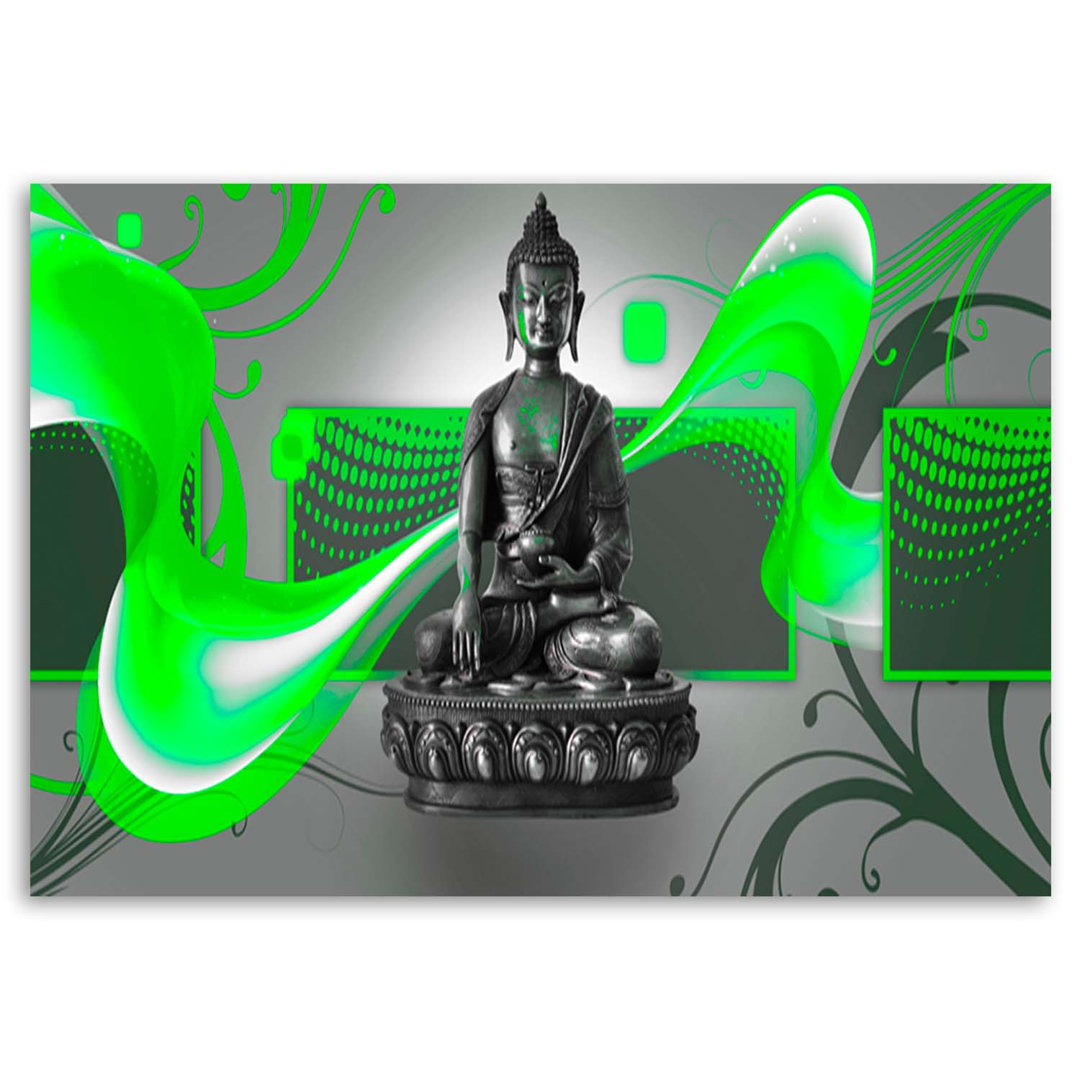 Leinwandbild Buddha Figure Abstract