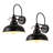 Motion Sensor Outdoor Barn Lights - Dusk To Dawn Farmhouse Gooseneck Exterior Wall Lighting Fixture For Garage Patio Doorway(set Of 2)-1534090024