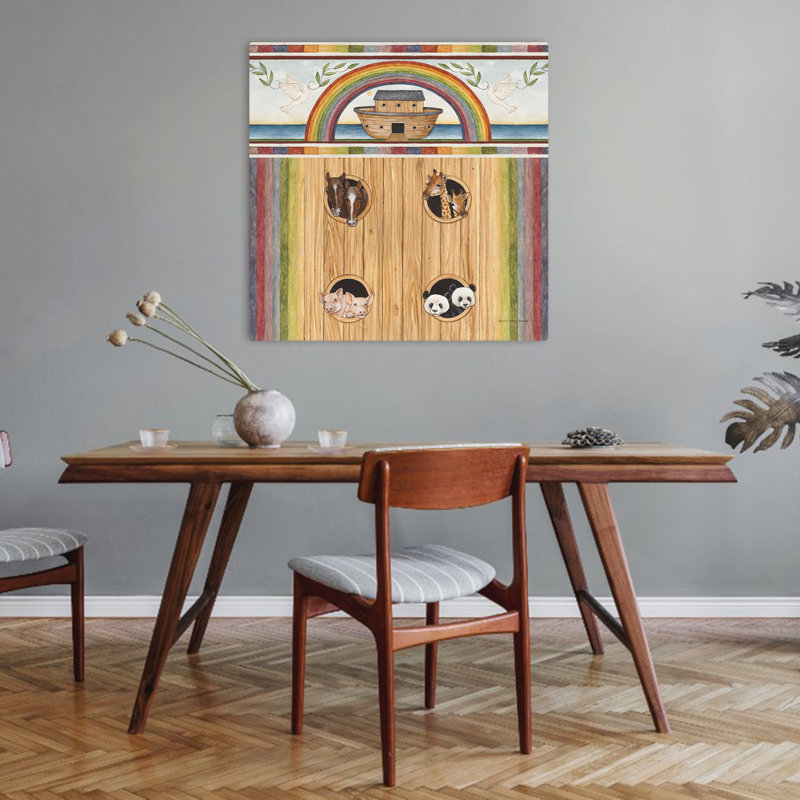 Noahs Ark Ii Contemporary Art, 32" H x 32" W