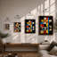 Rhythm Geometric - Framed Print-642811768-642811765