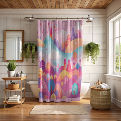Rideau de douche Candy Joy - Premium