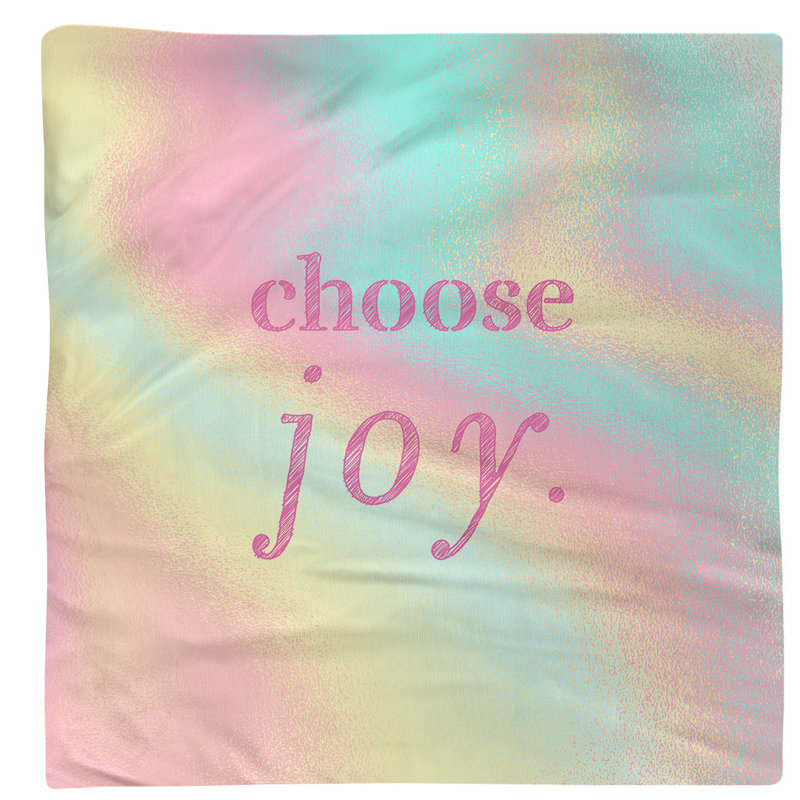 Polyester, Cotton No Pattern Square Napkin, Pastel Rainbow, Cotton, 10" L x 10" W