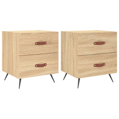 Hilaire 40cm W Iron Bedside Table
