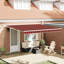 Brayden Studio 250cm W x 0cm D Fabric Cover Retractable Patio Awning